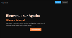 Desktop Screenshot of joinagatha.com